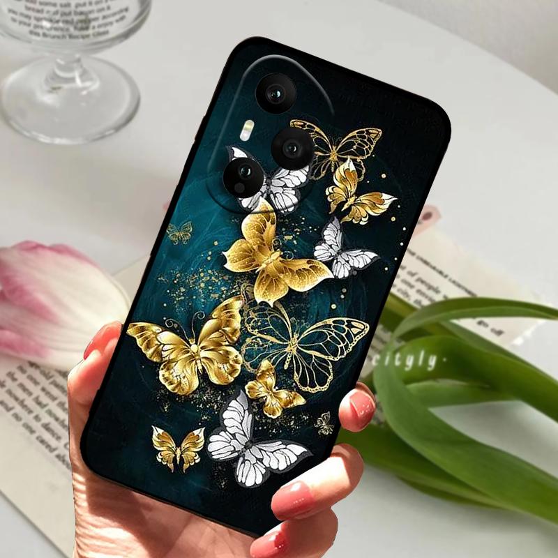 Чехол для Honor 400 Pro Fundas Роскошный Мягкий Силикон ТПУ Задняя Крышка Для Honor 400 Чехол для Телефона Полностью Защитный Корпус Бампер Honor400