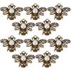 10 шт. брошь-булавки в форме пчелы многоцелевые декоративные жемчужные булавки для одежды обуви сумок волос