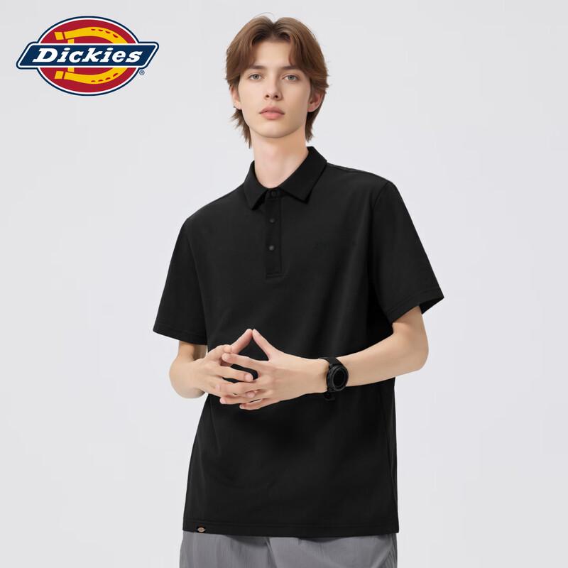 Мужская рубашка-поло Dickies Premium из ледяного шелка, деловой повседневный стиль, быстросохнущая, с коротким рукавом