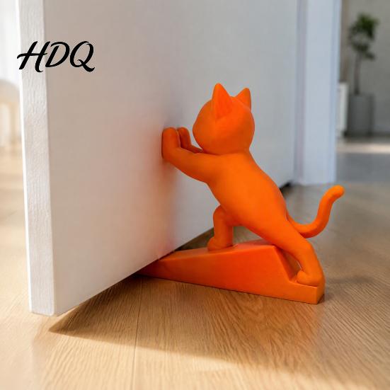 Нескользящий Дверной Стопор-Клин 3D Печать Животное Милая Собака Кошка Декоративный Напольный