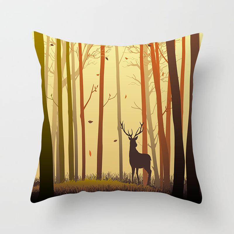 New Autumn Maple Leaf Pillowcase Home Sofa Cushion Pillowcase