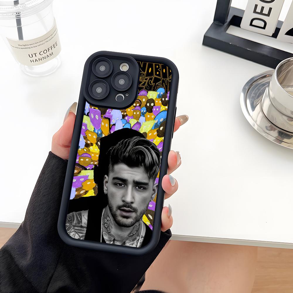 Чехол для телефона певца Зейна Малика Мягкий силикон Для IPhone 17 16 15 14 13 12 Mini 11 Pro Max Plus Защитная крышка для объектива камеры