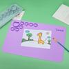 Silicone Drawing Mat Clean Easily Food Grade Create Watercolor Convenient Washable Child Silicone Painting Drawing Mat Gift