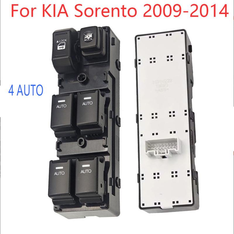 LHD Electric Power Master Window Switch for KIA Sorento 2009-2014 Front Left Glass Lifter Control Button 4 AUTO Car Accessories