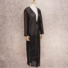 Sexy Black Bikini Cover-ups Chiffon Tunic Long Kimono Women Summer Wrap Dress Beach Wear Swimsuit Cover Up