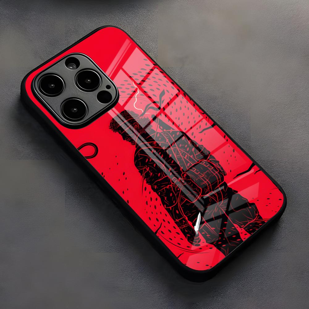 M-Metal G-Gear Solid Phone Case For IPhone 17 Pro Max 16 15 14 Pro Max 13 11 X Xs Xr 8 7Plus Glass Cover