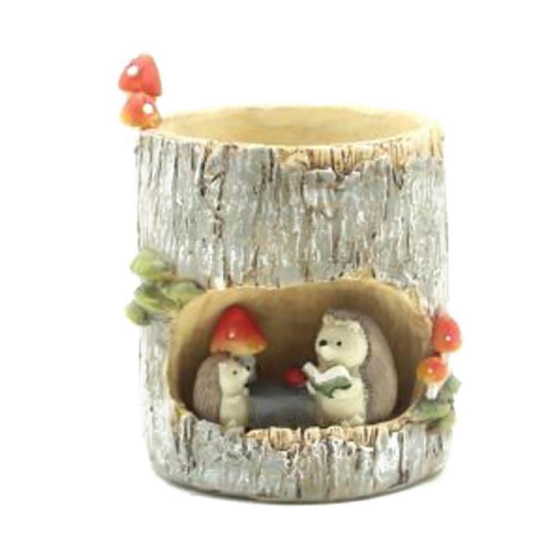 Милый цветочный горшок из смолы, горшок для сочных растений