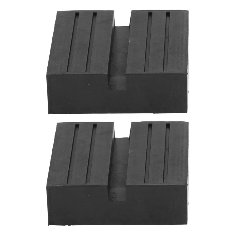 2pcs Universal Jack Lift Puck Square Rail Pad Repair Kit Jack Pad Automobiles Vehicle Repair