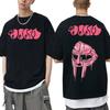 Singer Mf Doom Madlib Madvillain Double Sided Graphic Tshirt Tops Unisex Loose Hip Hop T Shirt Unisex Women Fleece Cotton T-shirts