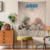 Япония Аниме NANA Аниме Гобелен Хиппи Цветок Настенные Ковры Декор Комнаты в Общежитии Дешевые Хиппи Настенное Украшение