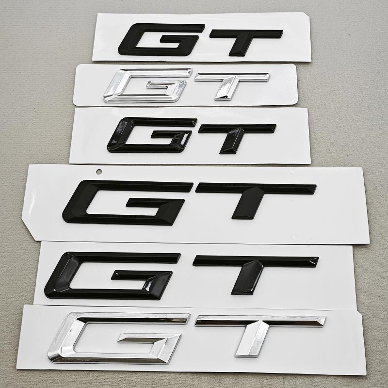 3D ABS Car Letter Rear Trunk Badge Auto GT Logo Emblem Decals For BMW GT 320i 330i 340i 528i 535i 630i 640i Exterior Accessories XN9