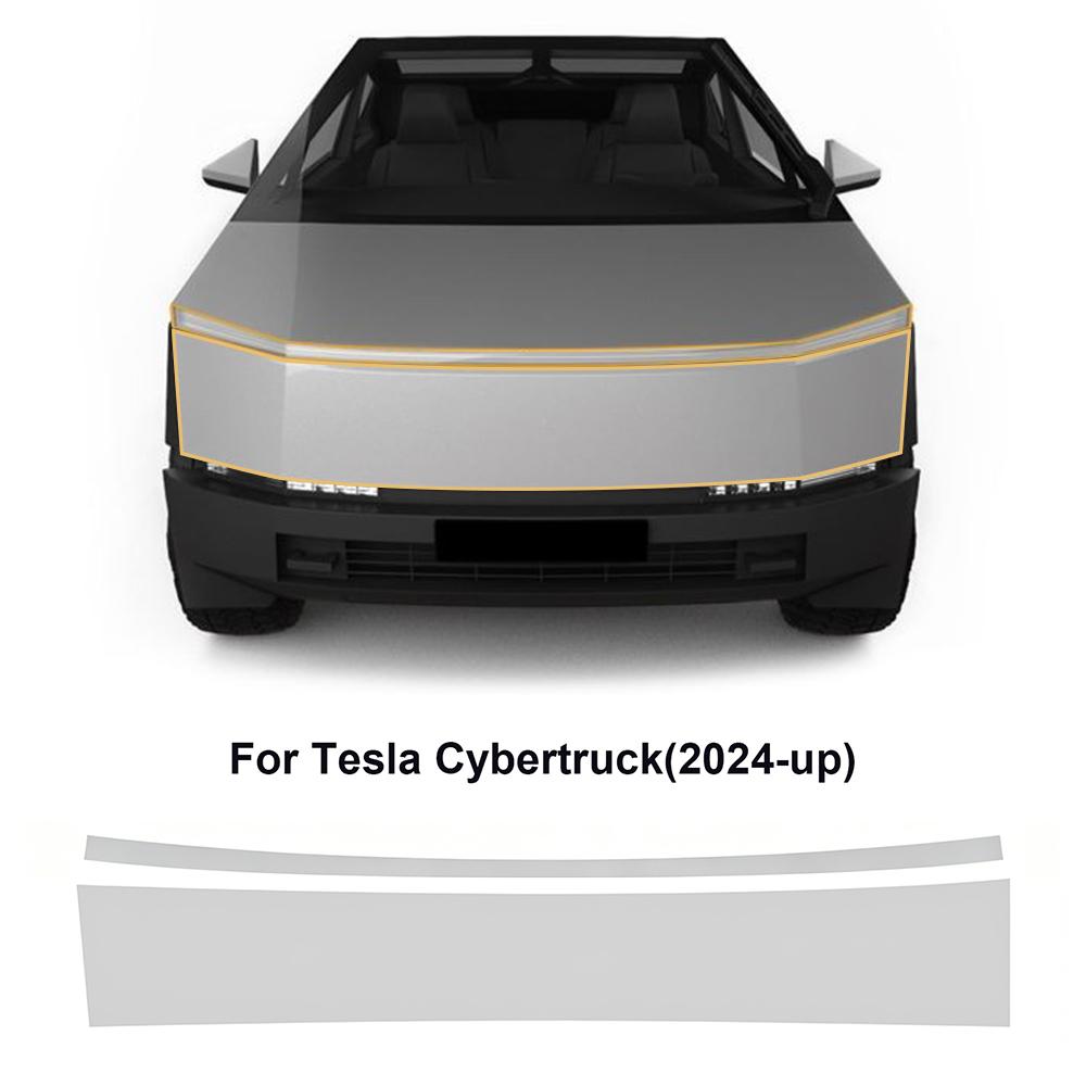 Защитная пленка для фар автомобиля из ТПУ для Tesla Cybertruck 2024 2025 2026 Транспортная и Тонированная Антицарапающая Автомобильные Внешние Аксессуары.