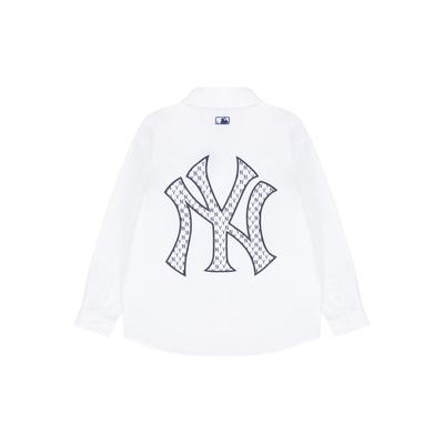 MLB Футболка New York Yankees Унисекс Белая 3AWS03121-50WHS