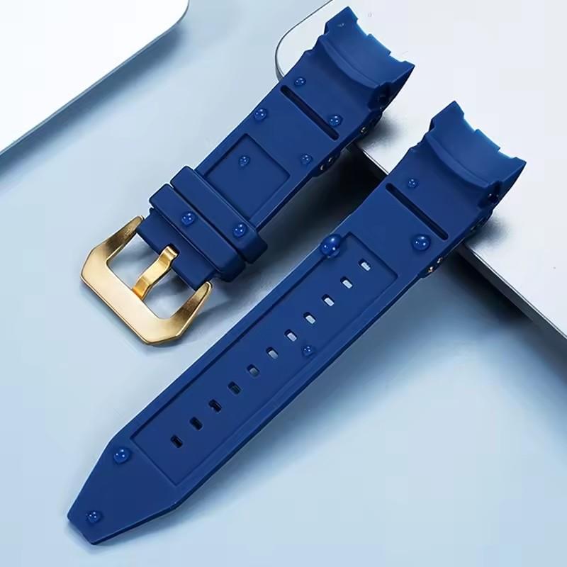 Резиновый ремешок для часов, совместимый с Invicta Russian Professional Divers, силиконовый, с металлическими шариками, браслет 26 мм