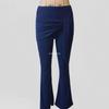 Women's Sexy Solid Colour Micro False Two Piece Lace Up Designer Casual Pants