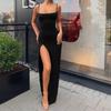 Long Slip Dress Women Sexy Strap Backless Slim Maxi Dress Summer Elegant Sleeveless Evening Club Party Sundress