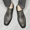 Мужские туфли Оксфорды из натуральной кожи Классические формальные деловые туфли для мужчин Универсальные офисные лоферы Свадебные мужские классические туфли