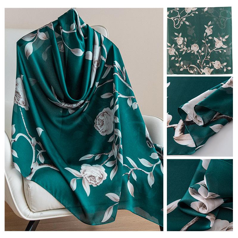 Summer Shawl Scarf Long Strip Sun Protection Versatile Fashion Women's Scarf for Outerwear