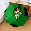 Real Betis Crest Artwork Automatic Folding Umbrella - 8-Rib Travel Umbrella with Auto Open/Close & Portable Gifts for holidays or birthdays