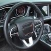 Car Center Steering Wheel Decoration Cover Trim Stickers for Dodge Challenger Charger 2015-2025 2025 Carbon Interior Accessories