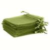 20/30/50pcs Organza Bags White Gold Drawstring Jewelry Gift Bags Wedding Favor Candy Pouches Christmas Party Packaging Small Bag