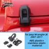 JIDIXIAN Car Engine Hood Buckle Accessories Fit for Jeep Wrangler JK 2007-2017 Direct Replacement for Original Hood Latches
