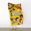 Movie B Big M Mouth Throw Soft Warm Flannel Fleece Throw Blanket for Sofa Bed Travel Home