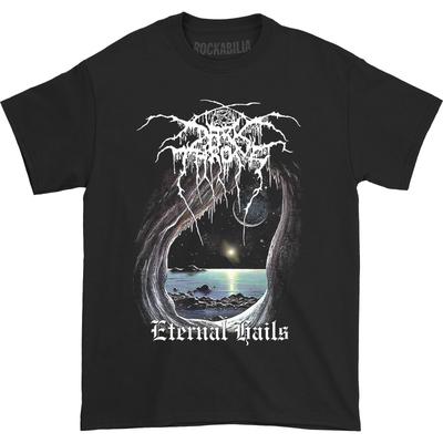 Men's DarkThrone Eternail Hails (Metallic Ink) T-shirt Medium Black