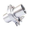 304 Stainless Steel Quick-Install Sanitary Clamp with Internal Thread and 4-Point Buckle
