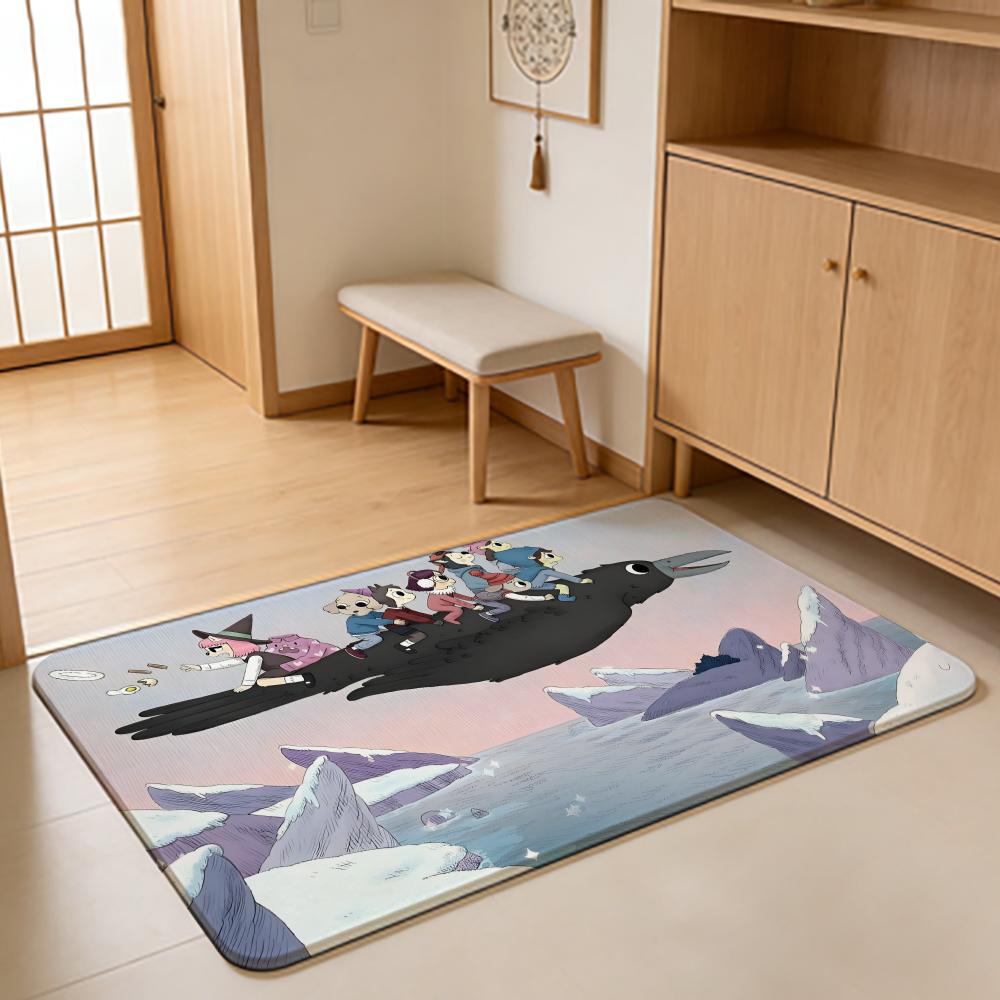 ANIME S-Summer Camp Island Floor Mat Absorbent Floor Mat Non-Slip Entrance Rug for Bathrooms Restrooms and Toilets