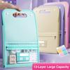 13 Pockets Organ Bag Waterproof Document Bag Creative Envelope Folder  School Office