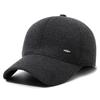 Hat Men'S Winter Warm Cap Middle-Aged And Elderly Winter Outdoor Ear Protection Baseball Cap Fashion Casual Dad Hat
