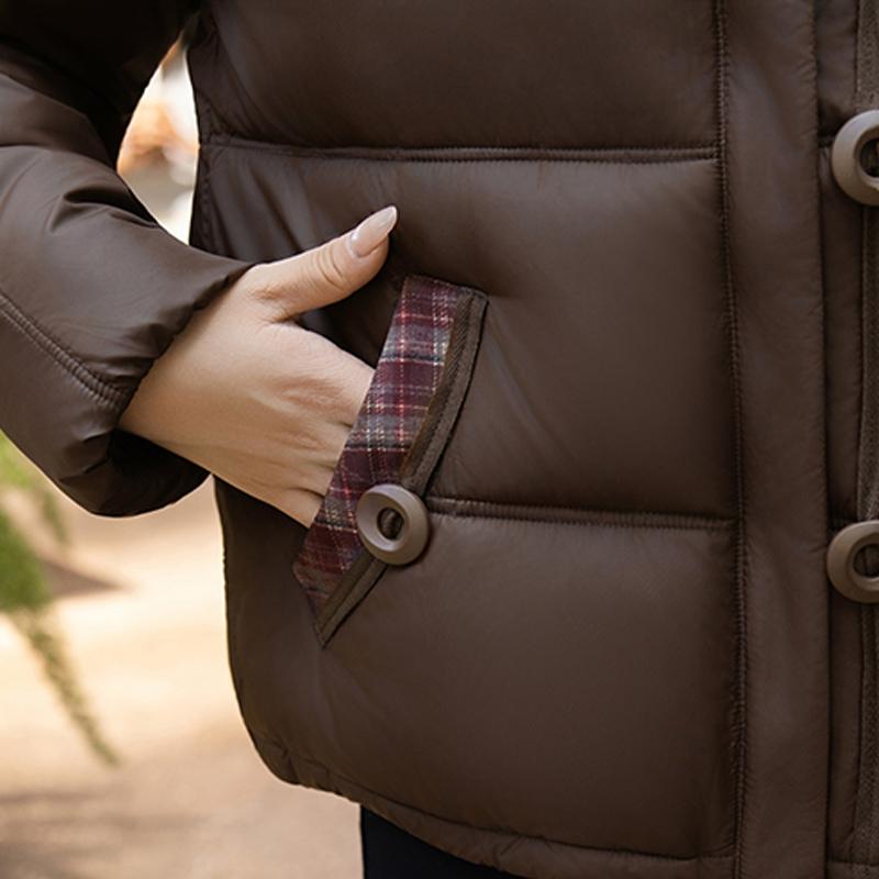 Модные женские зимние пальто больших размеров Элегантные свободные теплые короткие парки Женская куртка