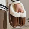 Новые хлопковые тапочки зимние домашние модные домашние теплые парные хлопковые мопы комнатные удобные плюшевые туфли