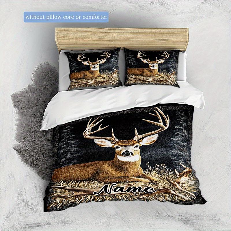 Yellowdeer Customize Your Name Duvet Cover Soft Bedding Set For Bedroom Guest Room And Dorm Decoration Threepiece Set Includes 1 Duvet Cover 2