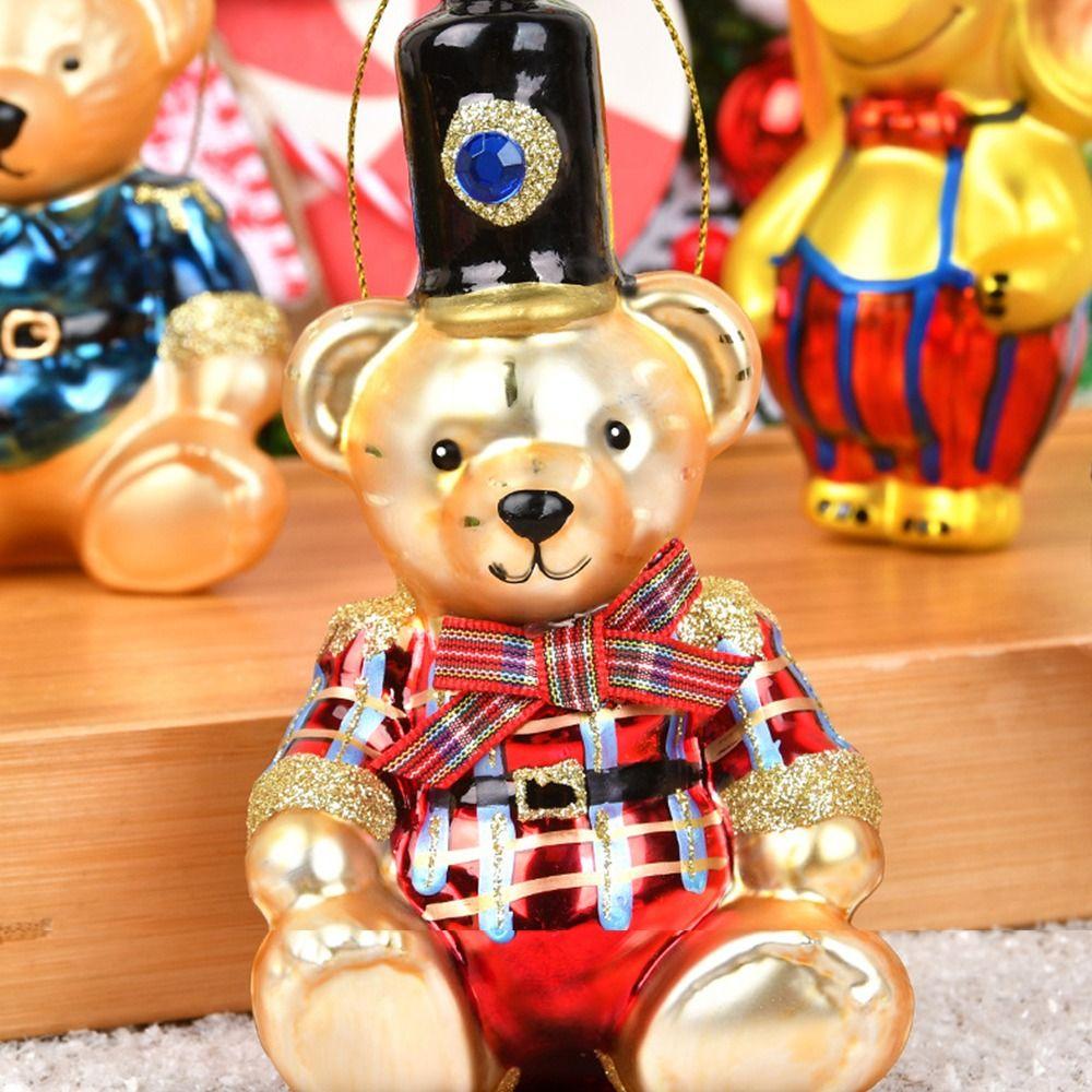 Rooster Panda Elephant Shape Christmas Ornaments Colorful Hanging Ornaments Scene Arrangement