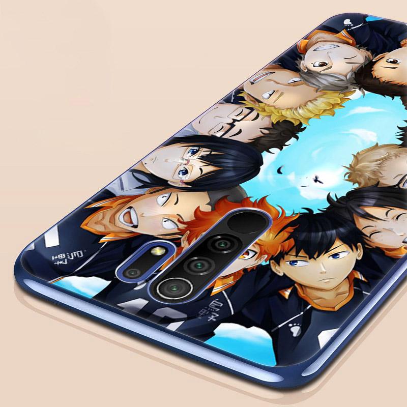 Силиконовый чехол Haikyuu Hinata Attacks с аниме для Xiaomi Redmi Note 10 9 Pro Max 10S 9S 8T 8 8A 9 9A 9C 9T K40 Pro 5G
