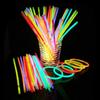 100/200 Pieces Wedding Party with Fluorescent Glow Sticks, Colorful Neon Bracelets and Necklaces, Sing Glow Sticks Glow Sticks