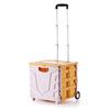 Grocery Cart On Wheels Large Capacity Portable Foldable Grocery Cart with Wheels for Stair