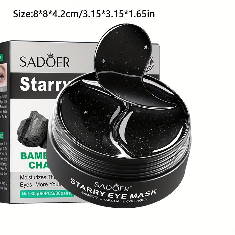 SADOER Starry Sky коллагеновая маска для глаз с бамбуковым углем - увлажняющая и осветляющая, устраняет морщины и мешки под глазами Starry Eye Mask