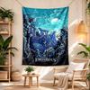 Lord Rings Aesthetic Tapestry Rustic Farmhouse Ideal for Balcony Bedroom Reading Corner Year-Round Vintage Wall Art Perfect Gift for Dorm Roommate