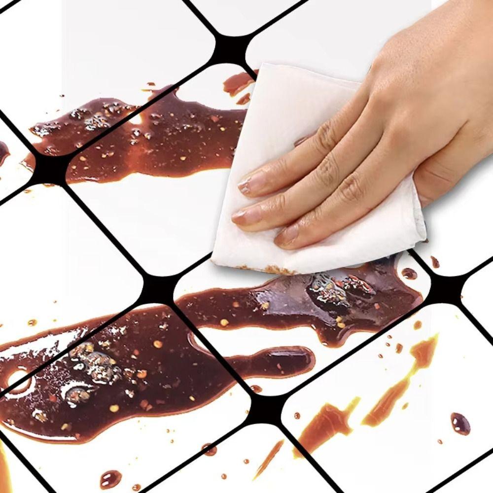Adhesive Kitchen Resistance Sticker 30*60cm Kitchen Wall Stickers Cooking Bench Range Hood