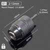 1/2"-20UNF Drill Chuck 2-13MM/1.5-10MM Quick Change 1/4" Hex Shank/SDS /1/2" Square Socket Adapter For Wrench Conversion Tools