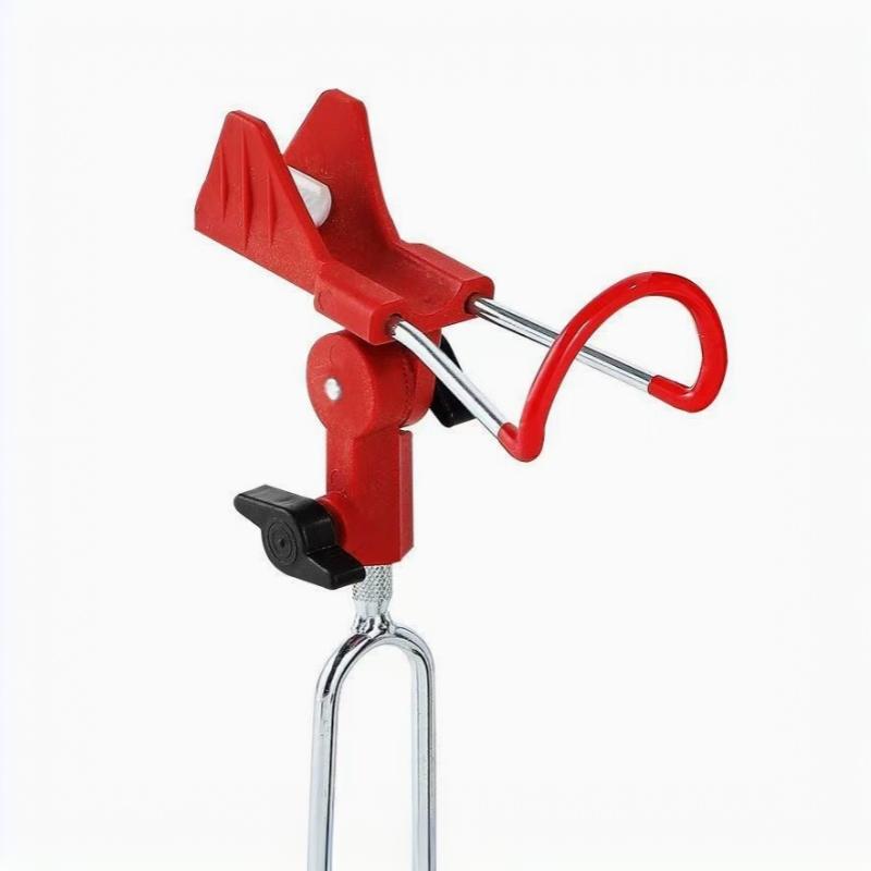 1 Набор Прочный Портативный Складной Держатель 360° Регулируемый Держатель Удочки С Колышком Для Берега И Сома