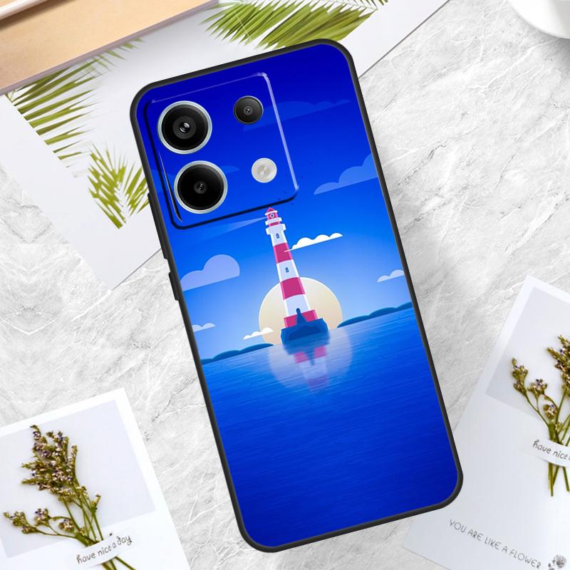 Abstract art highway landscape Case For Xiaomi Redmi Note 14 13 12 11 10 9 15 Pro Plus Redmi 15 10C 12C 13C 14C 15C Cover