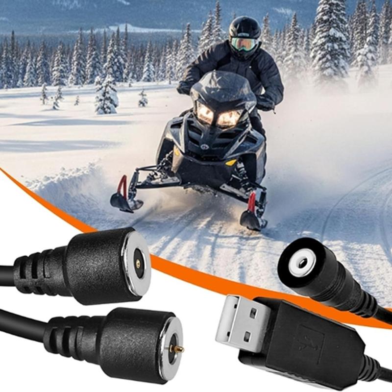 Snowmobile Helmet Heated Shield Wire Cable Line Harness 08-977 47-975 59-975C 0133-0098 For Extreme Cold Conditions