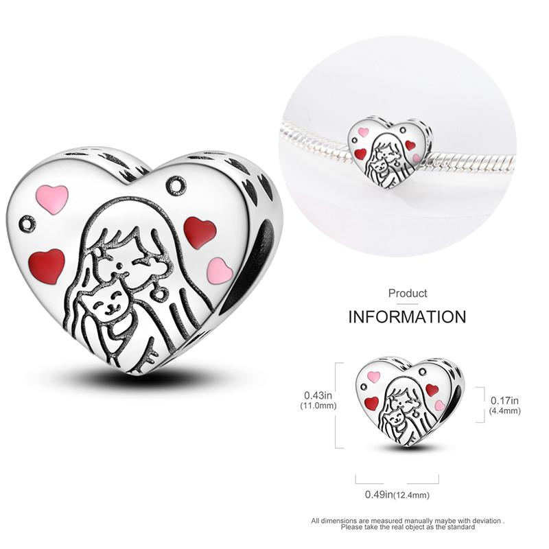 New Copper Bow Star Love Pink Series Charm Beads Suitable For 3Mm Original Bracelet Diy Fashion Jewelry Gift