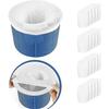 20 Pack Pool Skimmer Socks, Reusable And Super Elastic Skimmer Socks