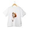 Beagle Peekaboo T-Shirt - Unisex Cute Dog Cartoon Graphic Pet Lover Tee