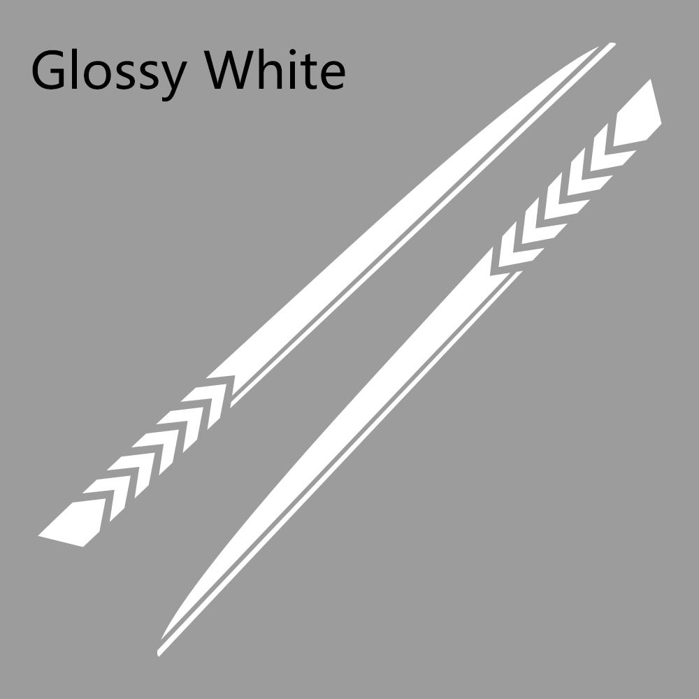 2PPC Car Side Stickers For Dodge Charger SXT GT R/T SCAT PACK WIDEBODY Tuning Auto Accessories Sport Stripes Vinyl Decals XX1